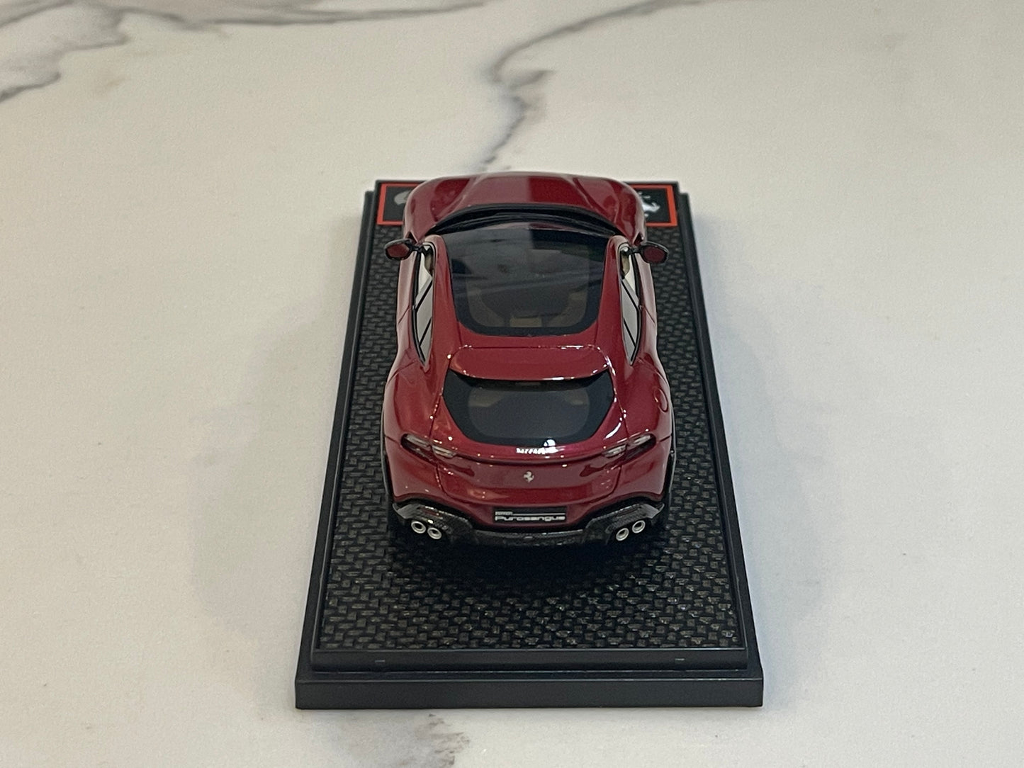 BBR 1/43 Ferrari Purosangue 2024 Panoramic Roof Rosso Mugello Met. BBRC283O