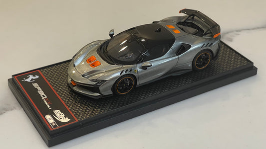 BBR 1/43 Ferrari SF90XX Stradale 2024 Grigio Competizione BBRC285E