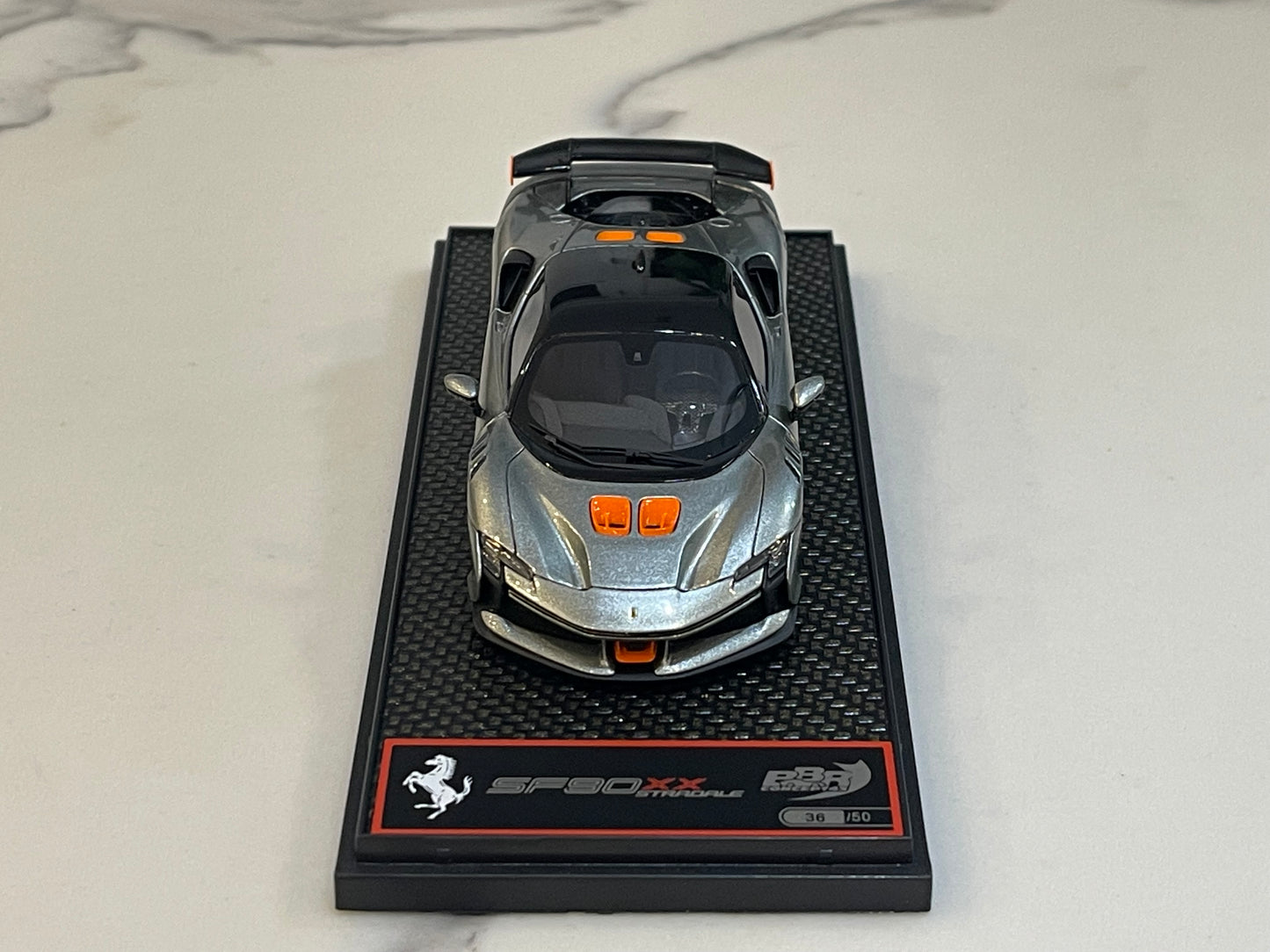 BBR 1/43 Ferrari SF90XX Stradale 2024 Grigio Competizione BBRC285E