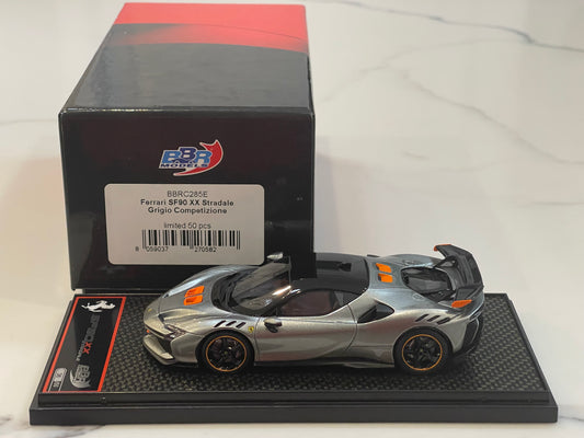 BBR 1/43 Ferrari SF90XX Stradale 2024 Grigio Competizione BBRC285E
