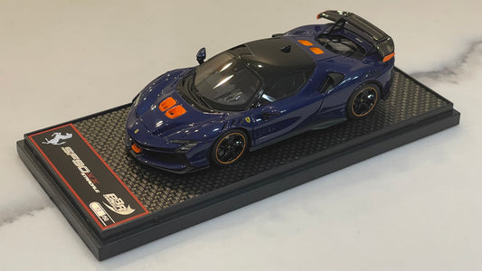 BBR 1/43 Ferrari SF90XX Stradale 2024 Blue Elettrico BBRC285I