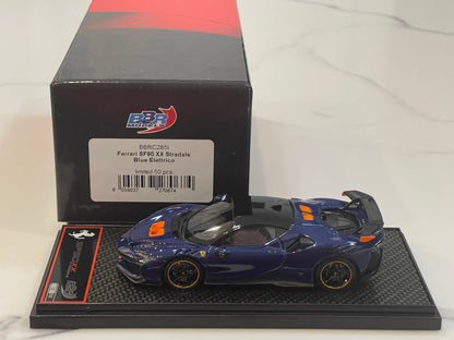 BBR 1/43 Ferrari SF90XX Stradale 2024 Blue Elettrico BBRC285I