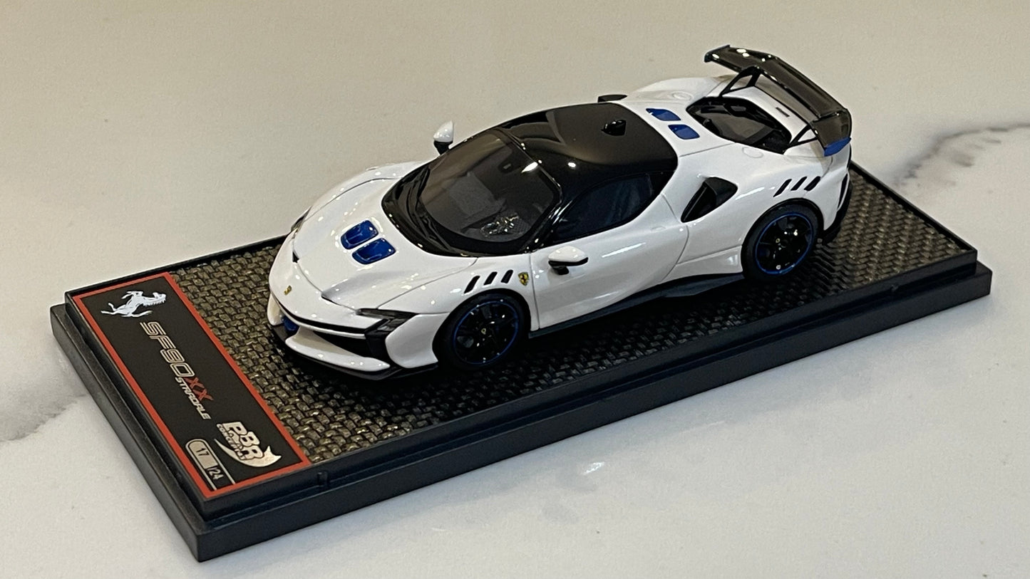 BBR 1/43 Ferrari SF90XX Stradale 2024 Bianco Cervino BBRC285L1