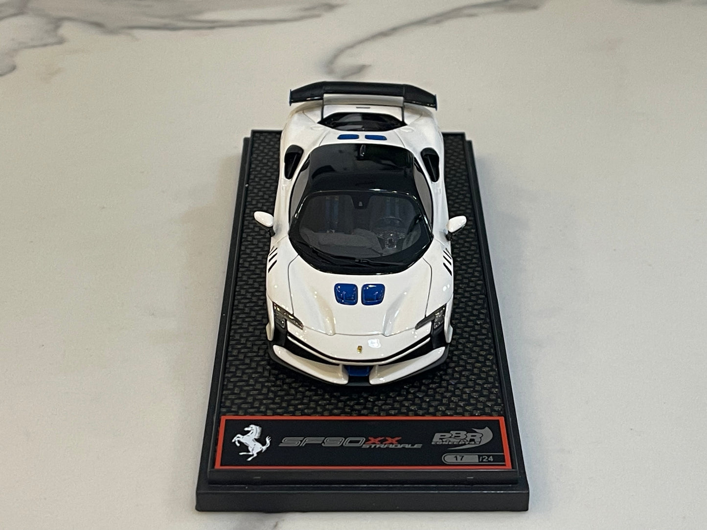 BBR 1/43 Ferrari SF90XX Stradale 2024 Bianco Cervino BBRC285L1