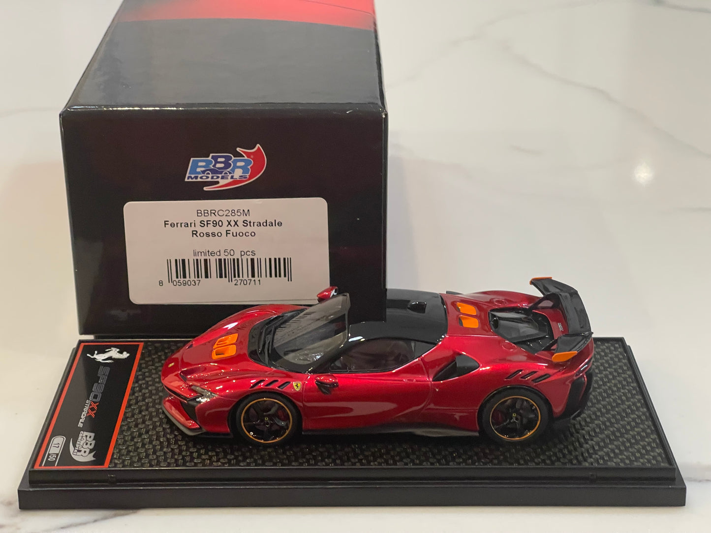 BBR 1/43 Ferrari SF90XX Stradale 2024 Rosso Fuoco BBRC285M