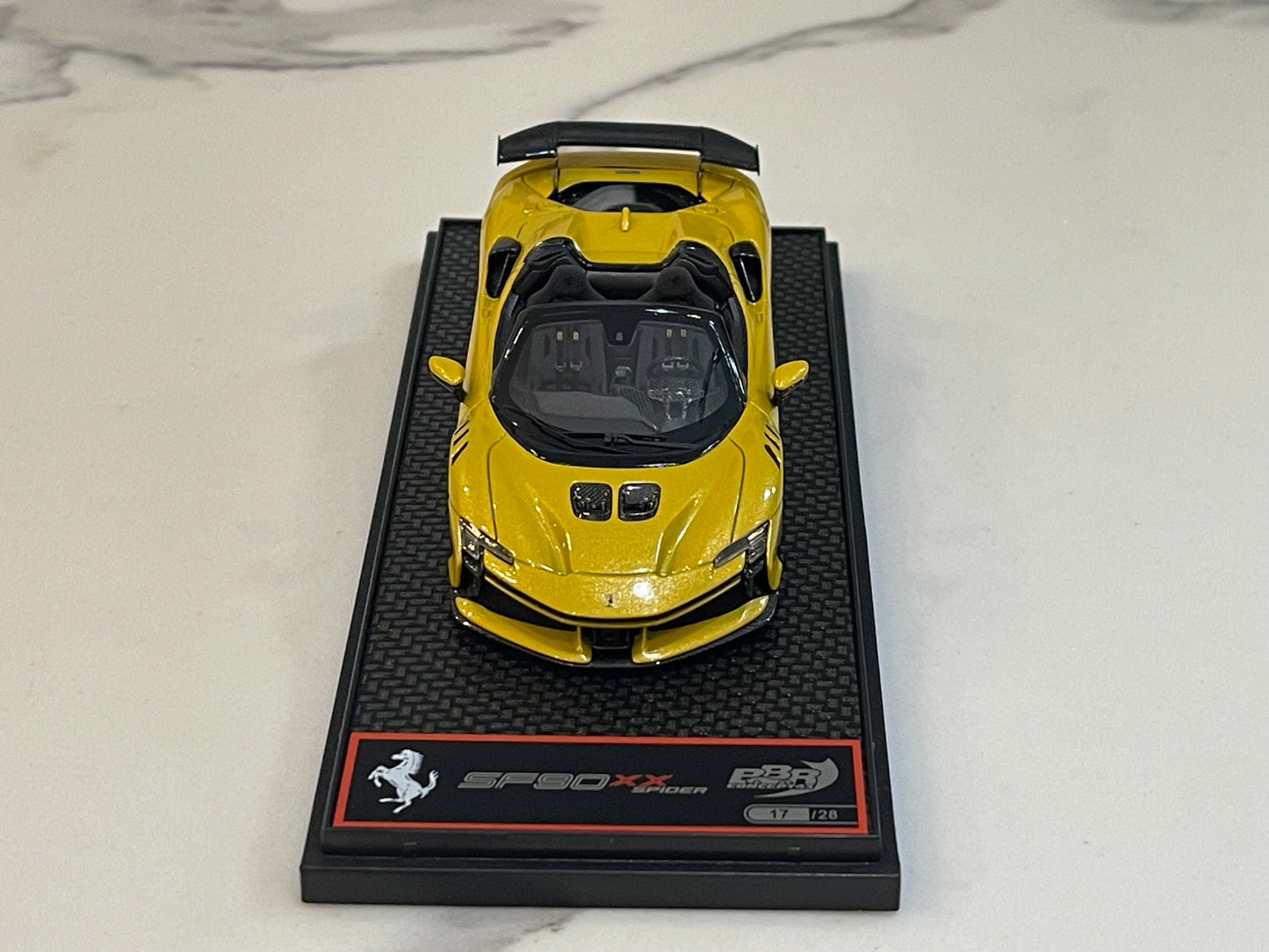 BBR 1/43 Ferrari SF90XX Spider 2024 Giallo Montecarlo BBRC286F1