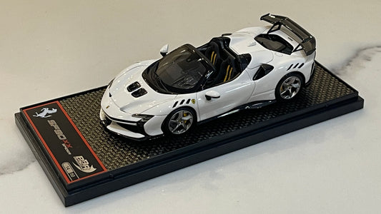 BBR 1/43 Ferrari SF90XX Spider 2024 Bianco Cervino BBRC286L