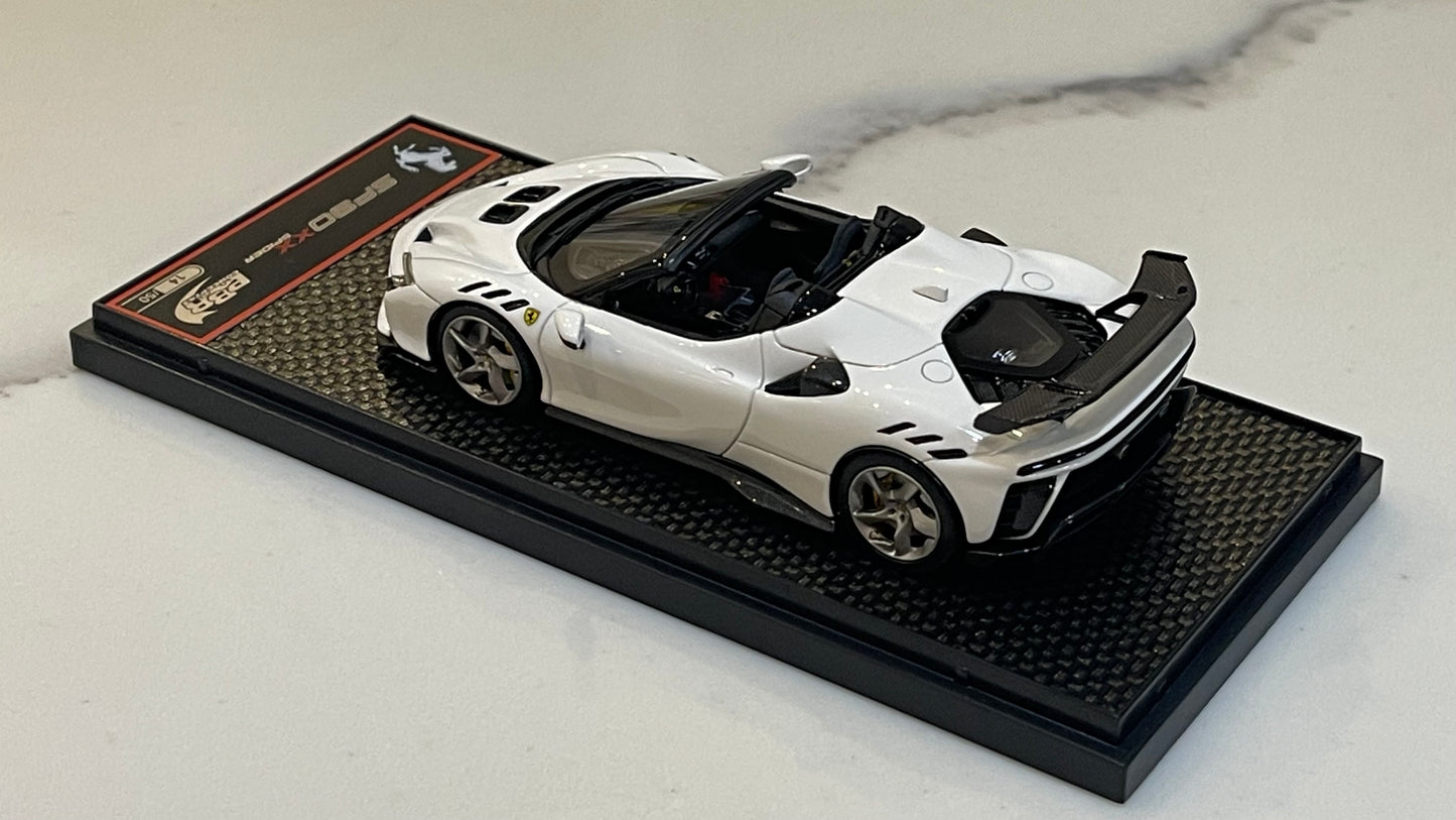 BBR 1/43 Ferrari SF90XX Spider 2024 Bianco Cervino BBRC286L