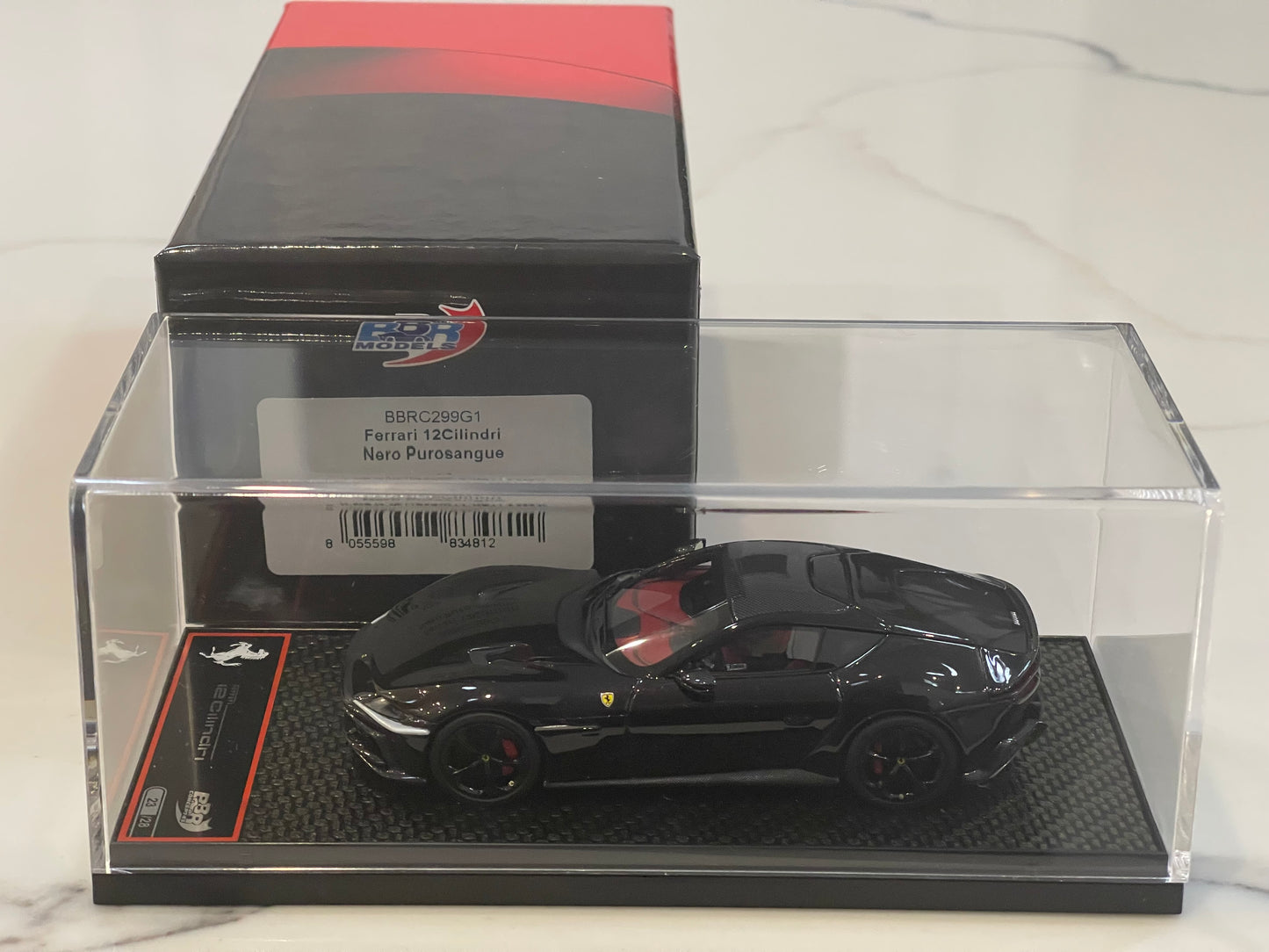 BBR 1/43 Ferrari 12Cilindri 2025 Nero Purosangue BBRC299G1