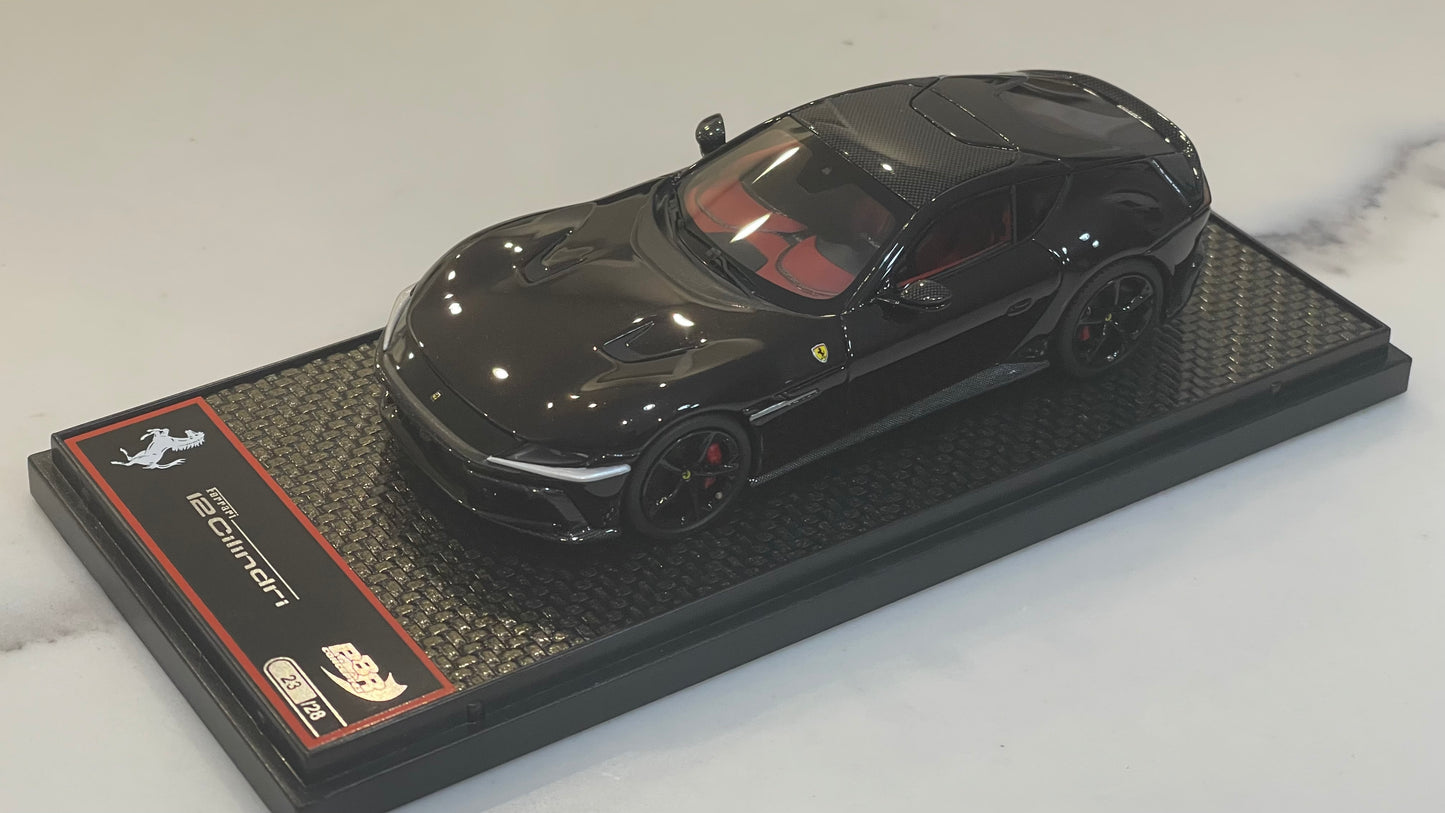 BBR 1/43 Ferrari 12Cilindri 2025 Nero Purosangue BBRC299G1