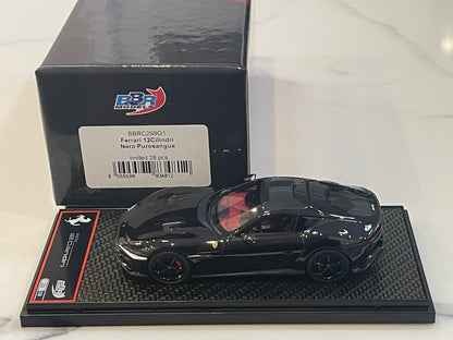BBR 1/43 Ferrari 12Cilindri 2025 Nero Purosangue BBRC299G1