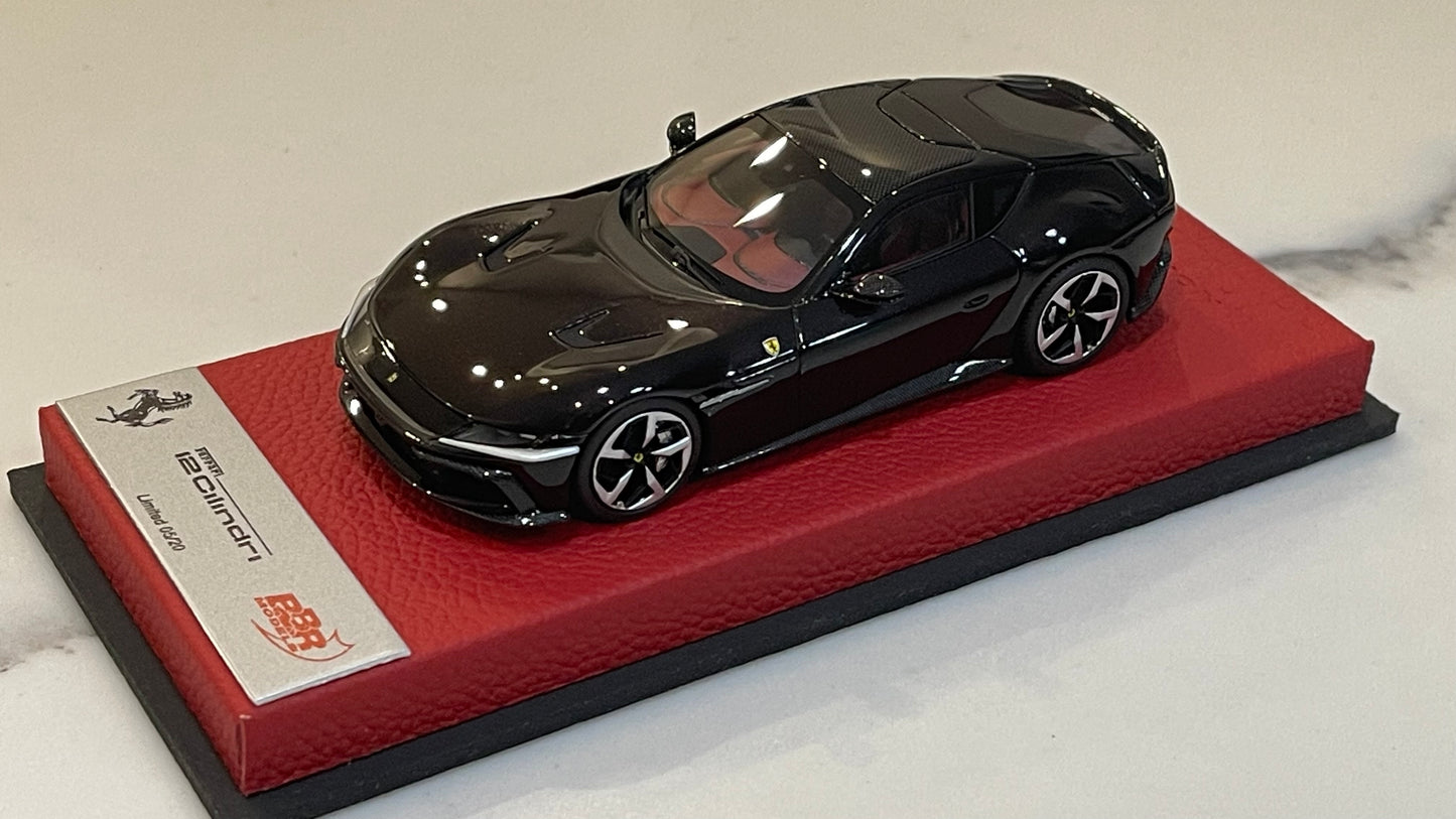 BBR 1/43 Ferrari 12Cilindri 2025 Nero Purosangue BBRC299GPRE