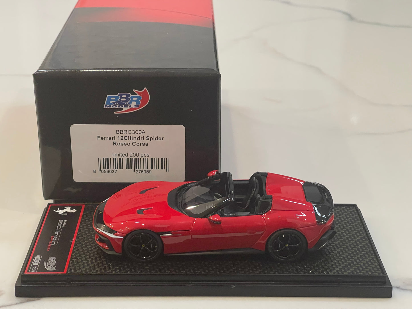 BBR 1/43 Ferrari 12Cilindri Spider 2025 Rosso Corsa BBRC300A