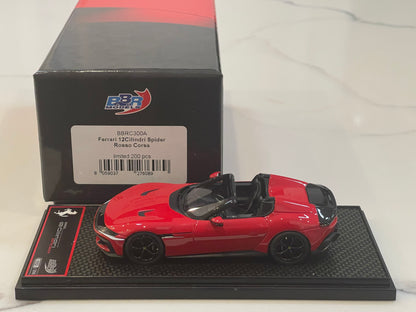 BBR 1/43 Ferrari 12Cilindri Spider 2025 Rosso Corsa BBRC300A