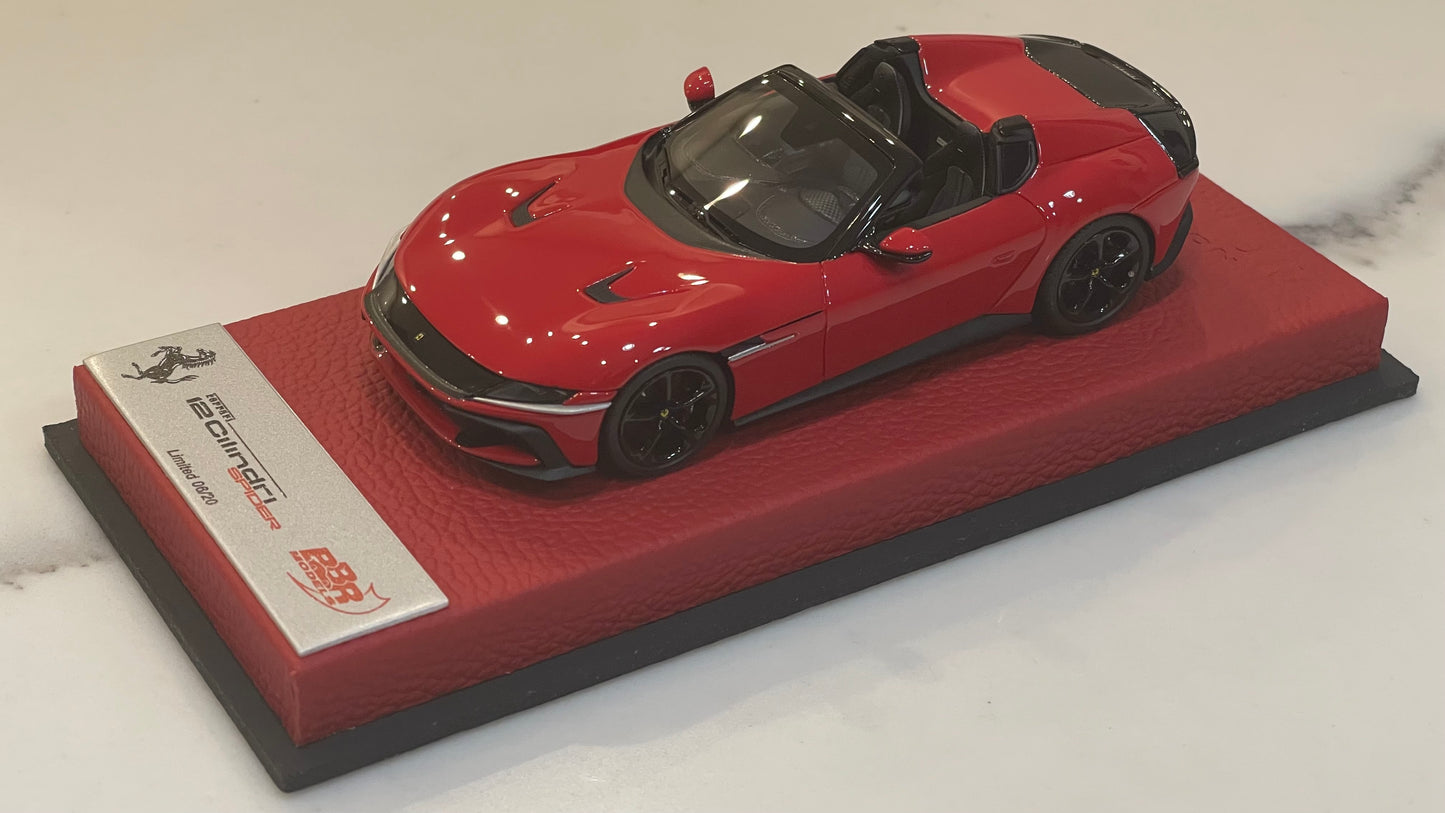 BBR 1/43 Ferrari 12Cilindri Spider 2025 Rosso Corsa BBRC300APRE