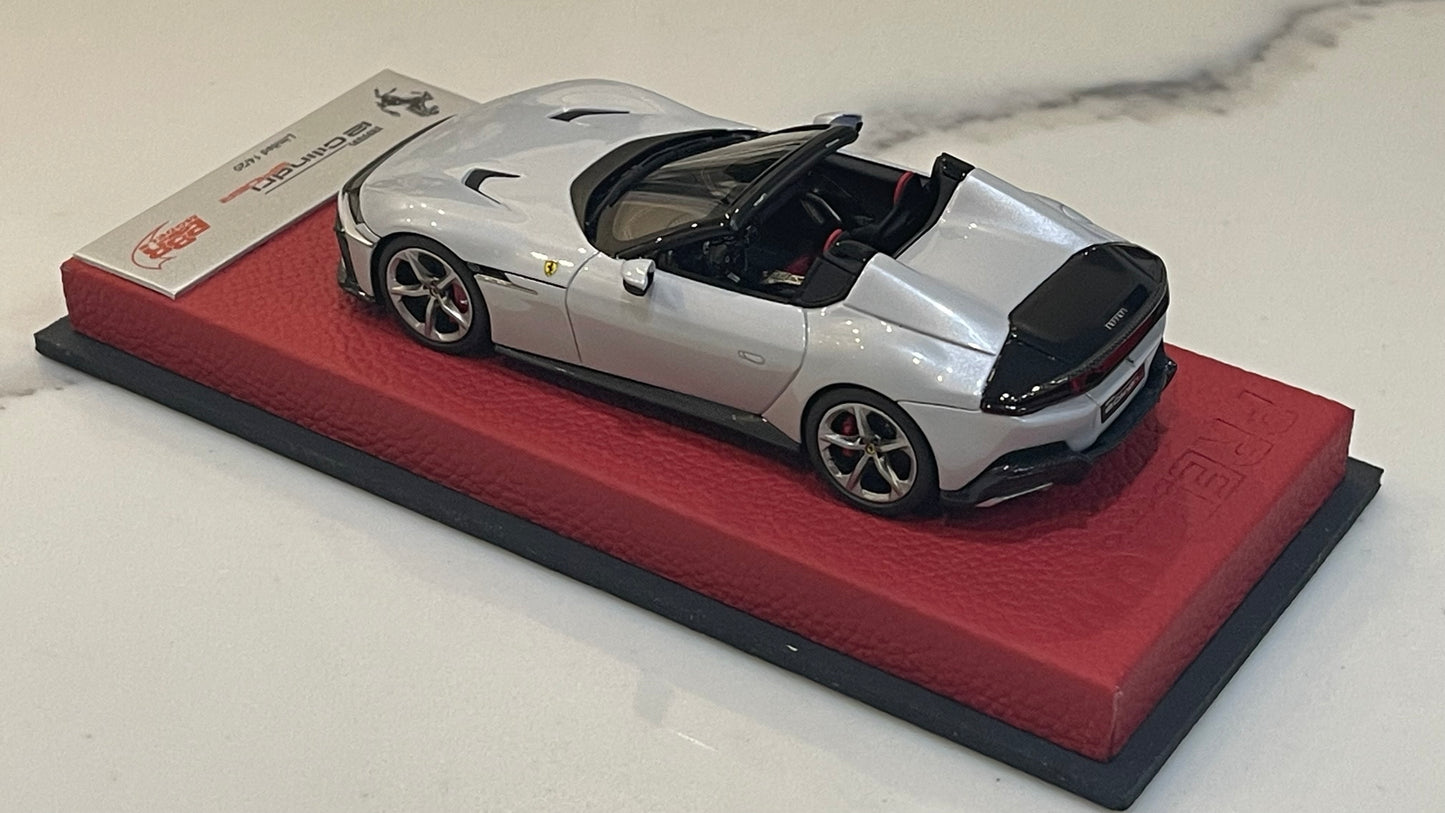 BBR 1/43 Ferrari 12Cilindri Spider 2025 Bianco Artico BBRC300BPRE