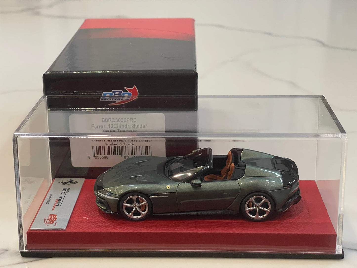 BBR 1/43 Ferrari 12Cilindri Spider 2025 Verde Toscana BBRC300EPRE