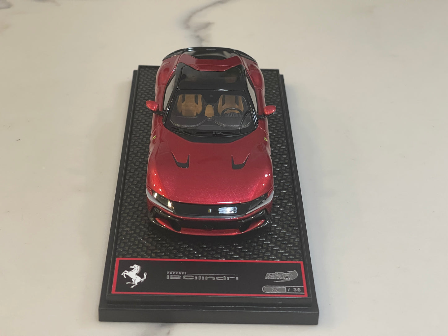 BBR 1/43 Ferrari 12Cilindri Panoramic Roof Rosso Imola BBRC306F