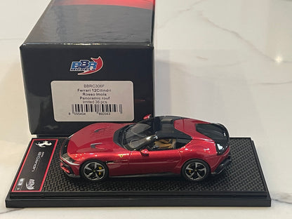 BBR 1/43 Ferrari 12Cilindri Panoramic Roof Rosso Imola BBRC306F