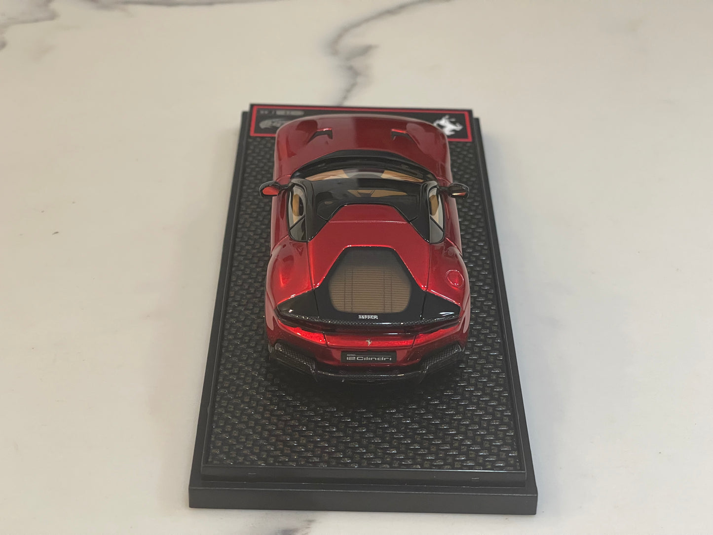 BBR 1/43 Ferrari 12Cilindri Panoramic Roof 2025 Rosso Fuoco BBRC306G