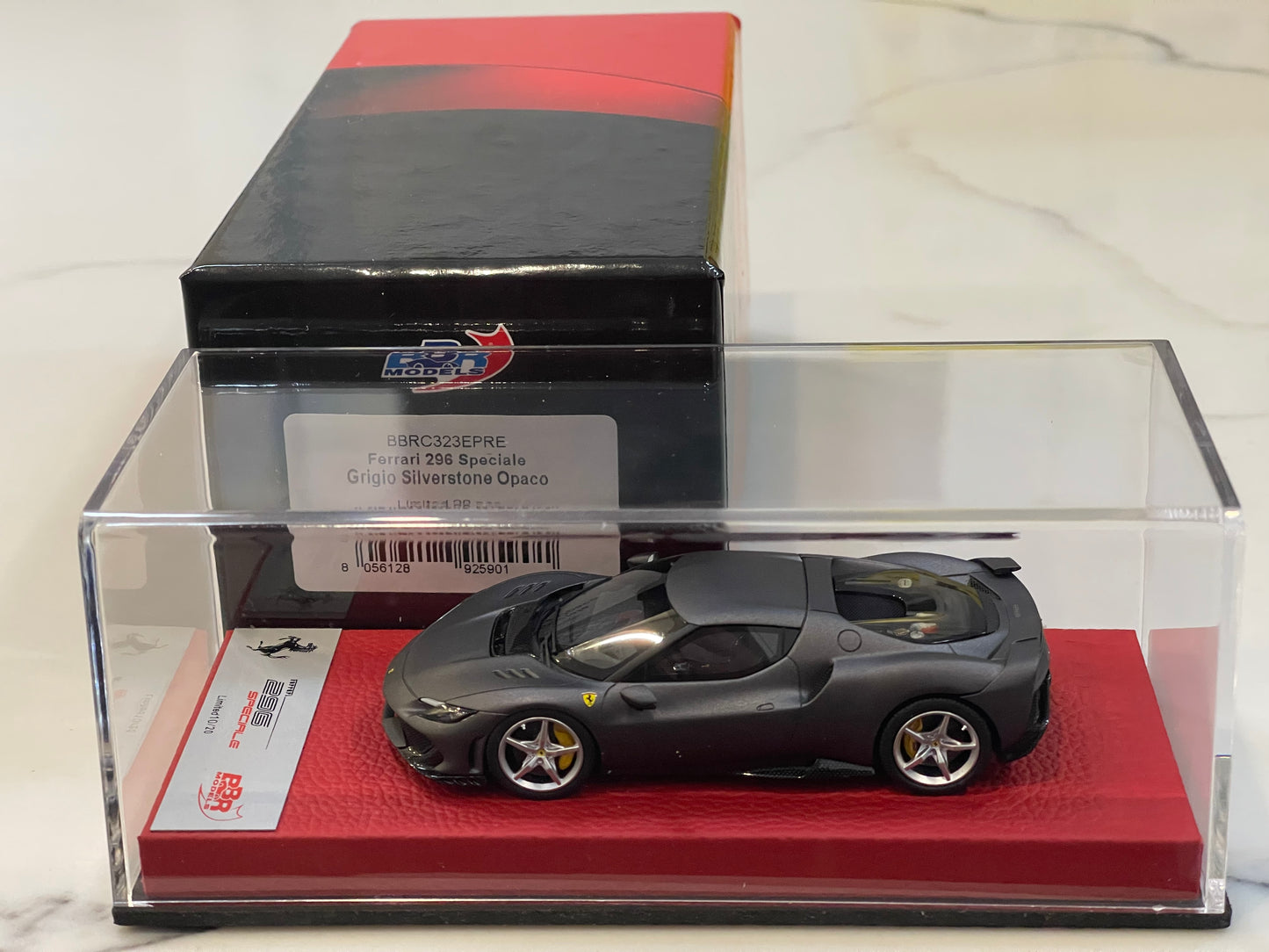 BBR 1/43 Ferrari 296 Speciale 2026 Grigio Silverstone Opaco BBRC323EPRE