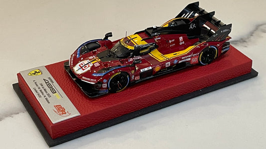 BBR 1/43 Ferrari 499P 24HR Le Mans 2025 Dark Red No. 50 BBRC325APRE