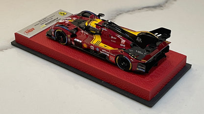 BBR 1/43 Ferrari 499P 24HR Le Mans 2025 Dark Red No. 50 BBRC325APRE