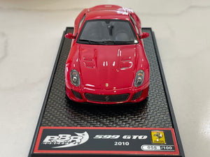 BBR 1/43 Ferrari 599 GTO 2010 Red BBRC35B