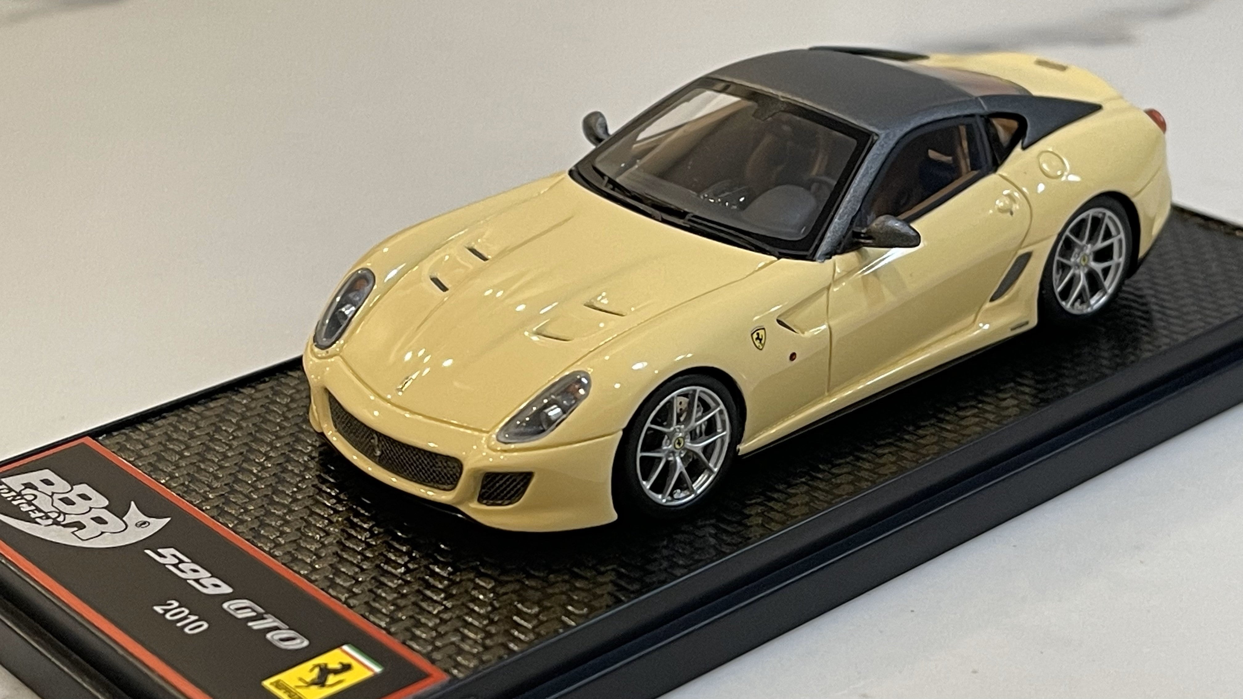 BBR 1/43 Ferrari 599 GTO 2010 Ivory BBRC35IV