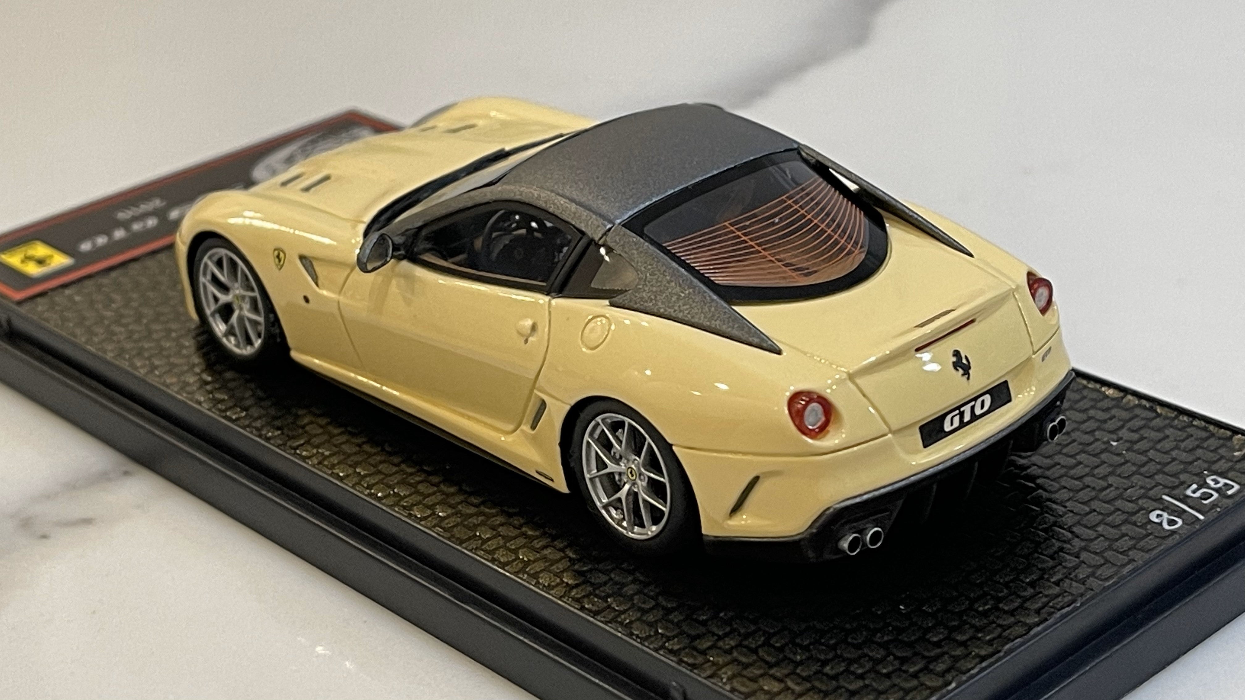 BBR 1/43 Ferrari 599 GTO 2010 Ivory BBRC35IV