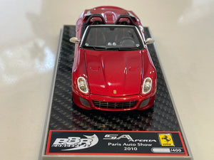 BBR 1/43 Ferrari SA Aperta Paris Auto Show 2010 Rosso Fuoco BBRC49A