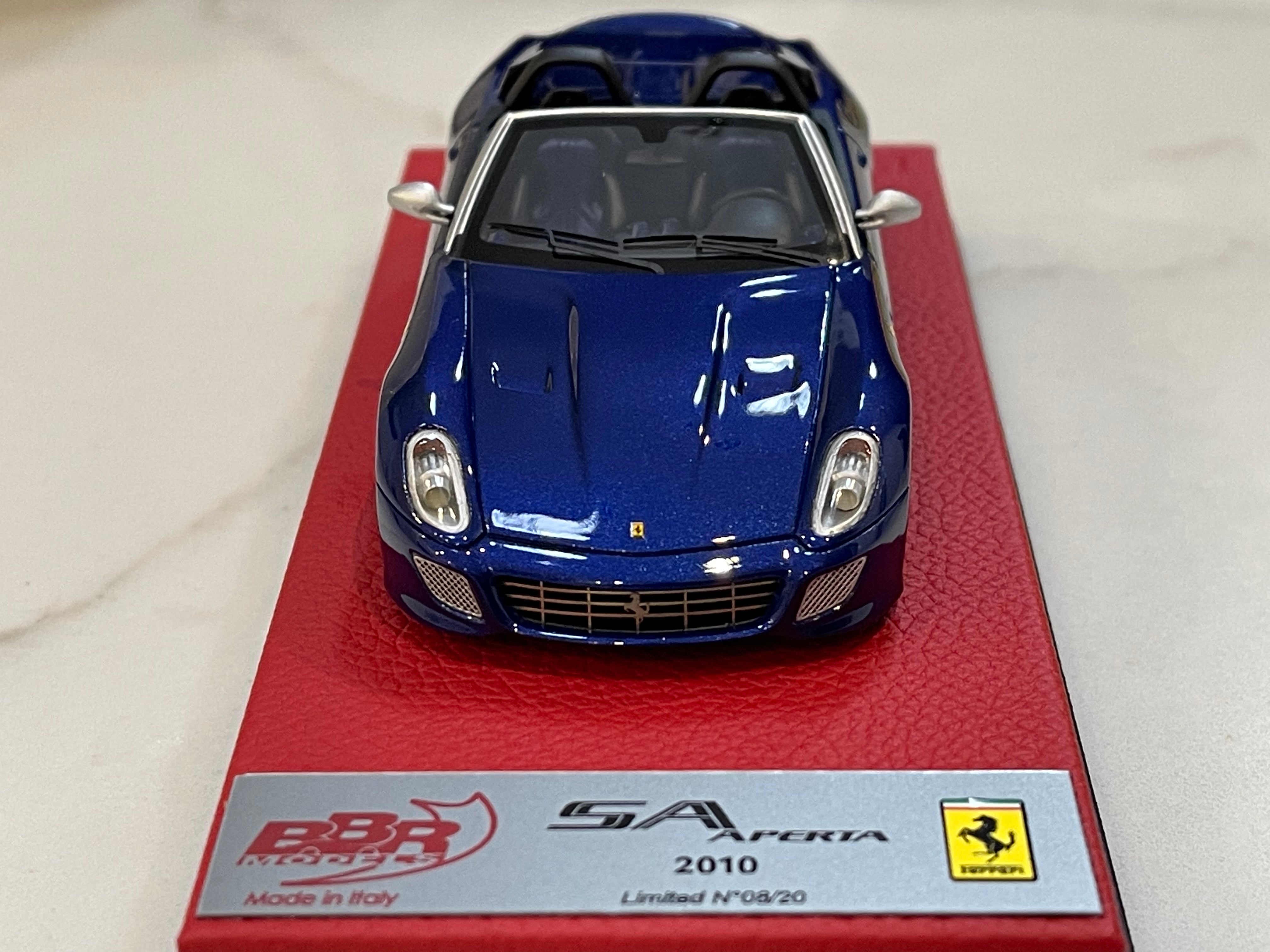 BBR 1/43 Ferrari SA Aperta 2010 Blue BBRC49BPRE