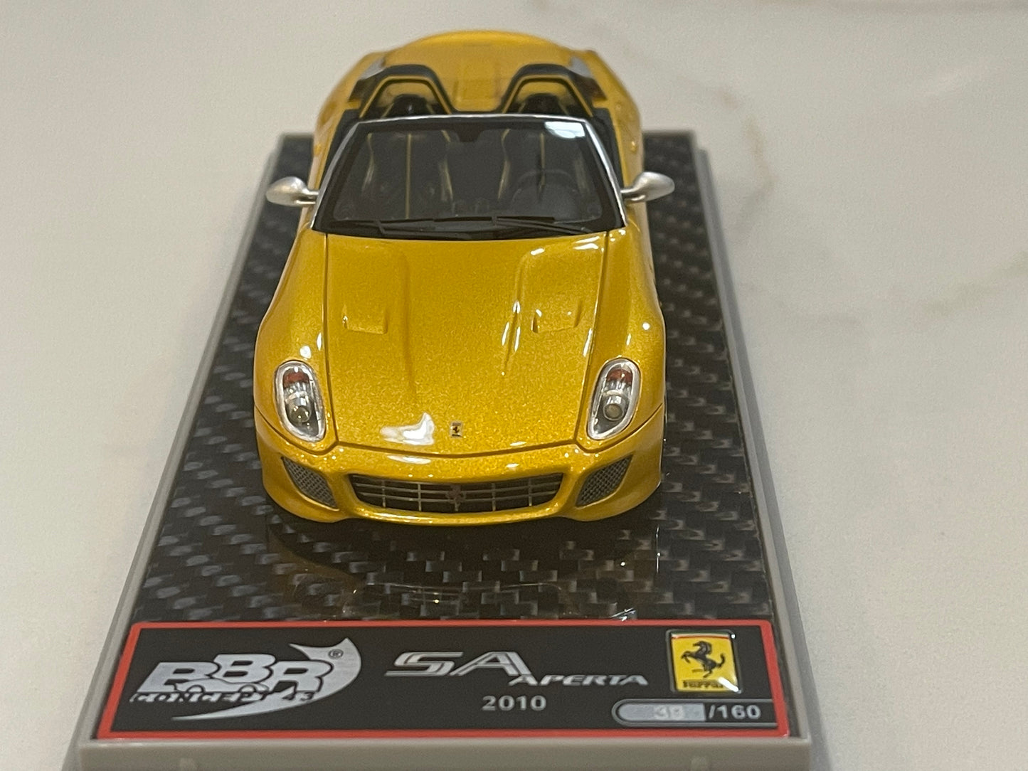 BBR 1/43 Ferrari SA Aperta 2010 Giallo Tristrato BBRC49C