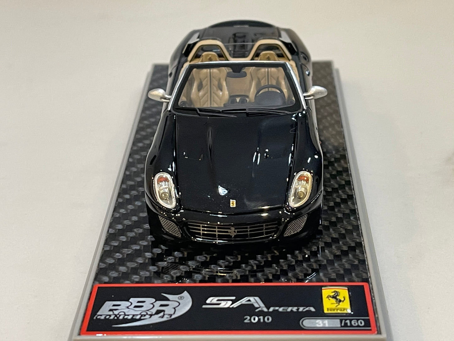 BBR 1/43 Ferrari SA Aperta 2010 Nero Stellato BBRC49D