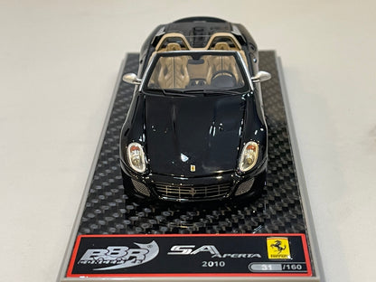 BBR 1/43 Ferrari SA Aperta 2010 Nero Stellato BBRC49D