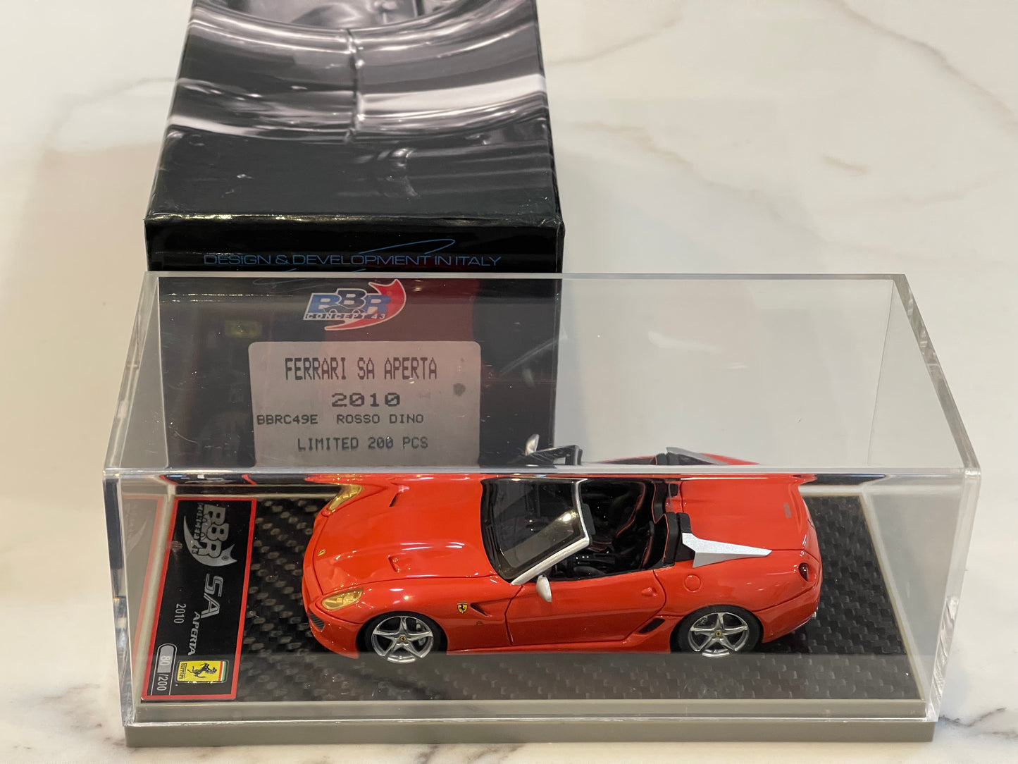 BBR 1/43 Ferrari SA Aperta 2010 Rosso Dino BBRC49E