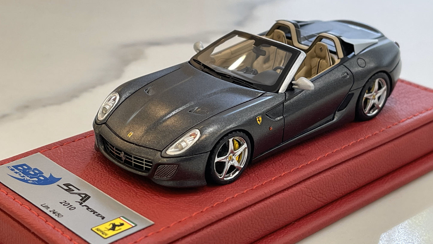 BBR 1/43 Ferrari SA Aperta 2010 Medium Silver BBRC49GM