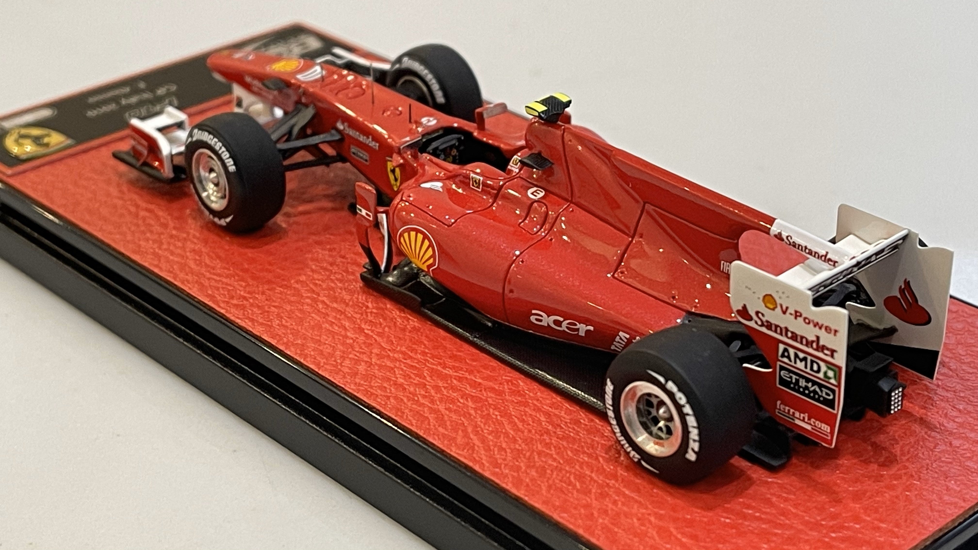 BBR 1/43 Ferrari F10 GP Monza 2010 F. Alonso F1 Red No. 8 BBRC50A2