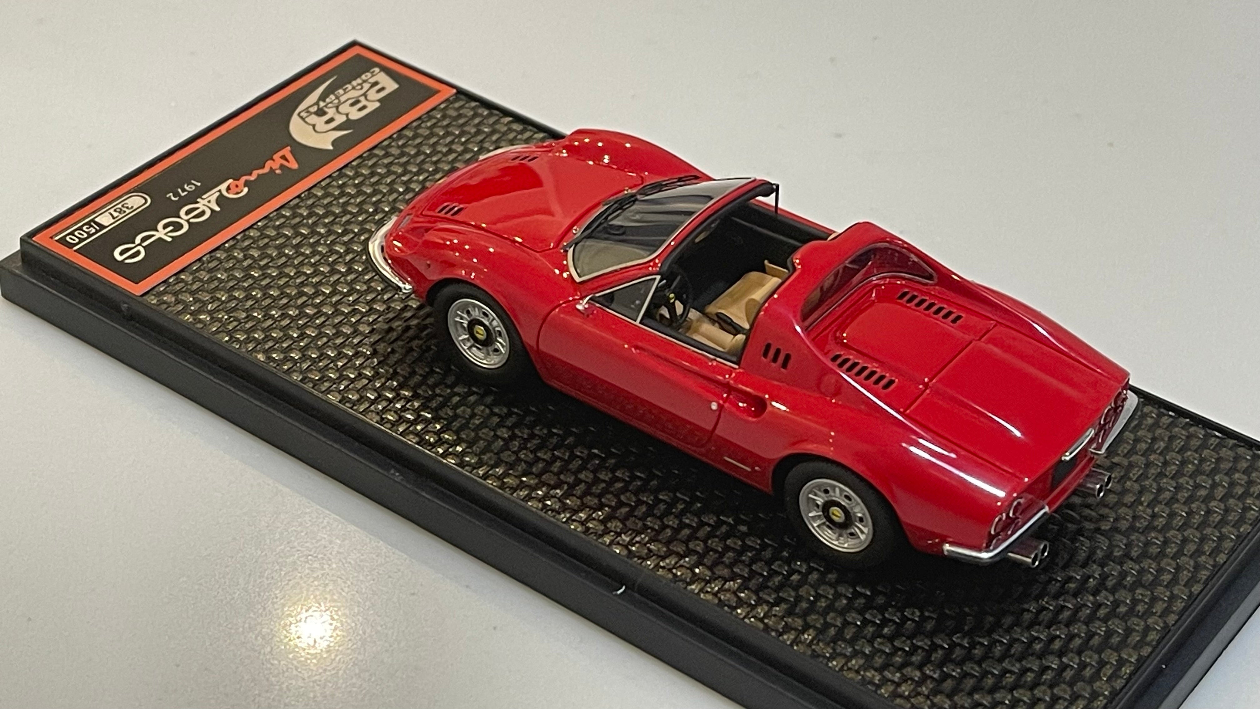 BBR 1/43 Ferrari Dino 246 GTS 1972 Red BBRC54A – Paddock Collection