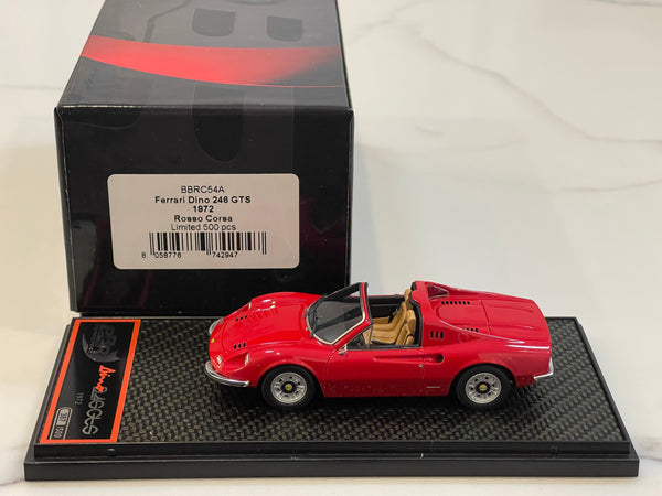 BBR 1/43 Ferrari Dino 246 GTS 1972 Red BBRC54A