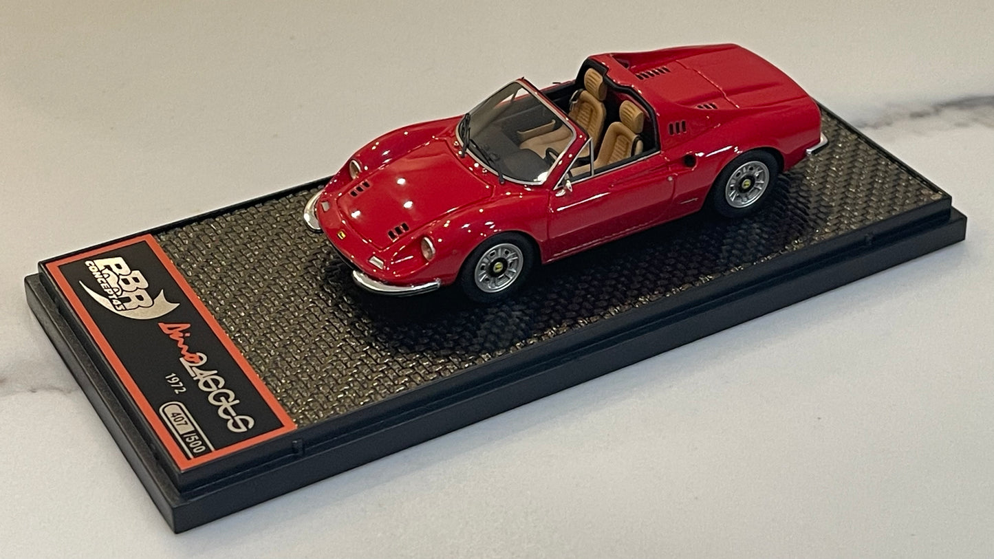 BBR 1/43 Ferrari Dino 246 GTS 1972 Red BBRC54A