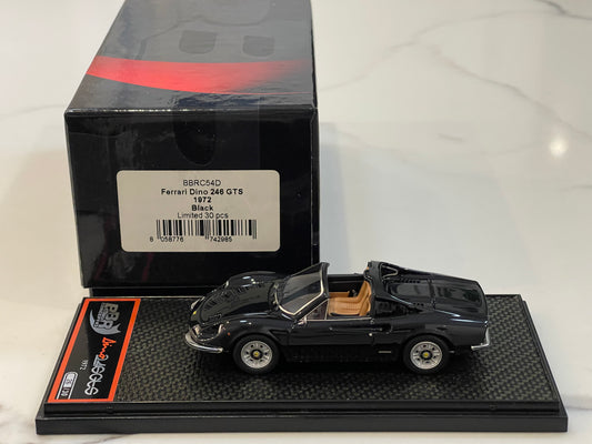 BBR 1/43 Ferrari Dino 246 GTS 1972 Black BBRC54D