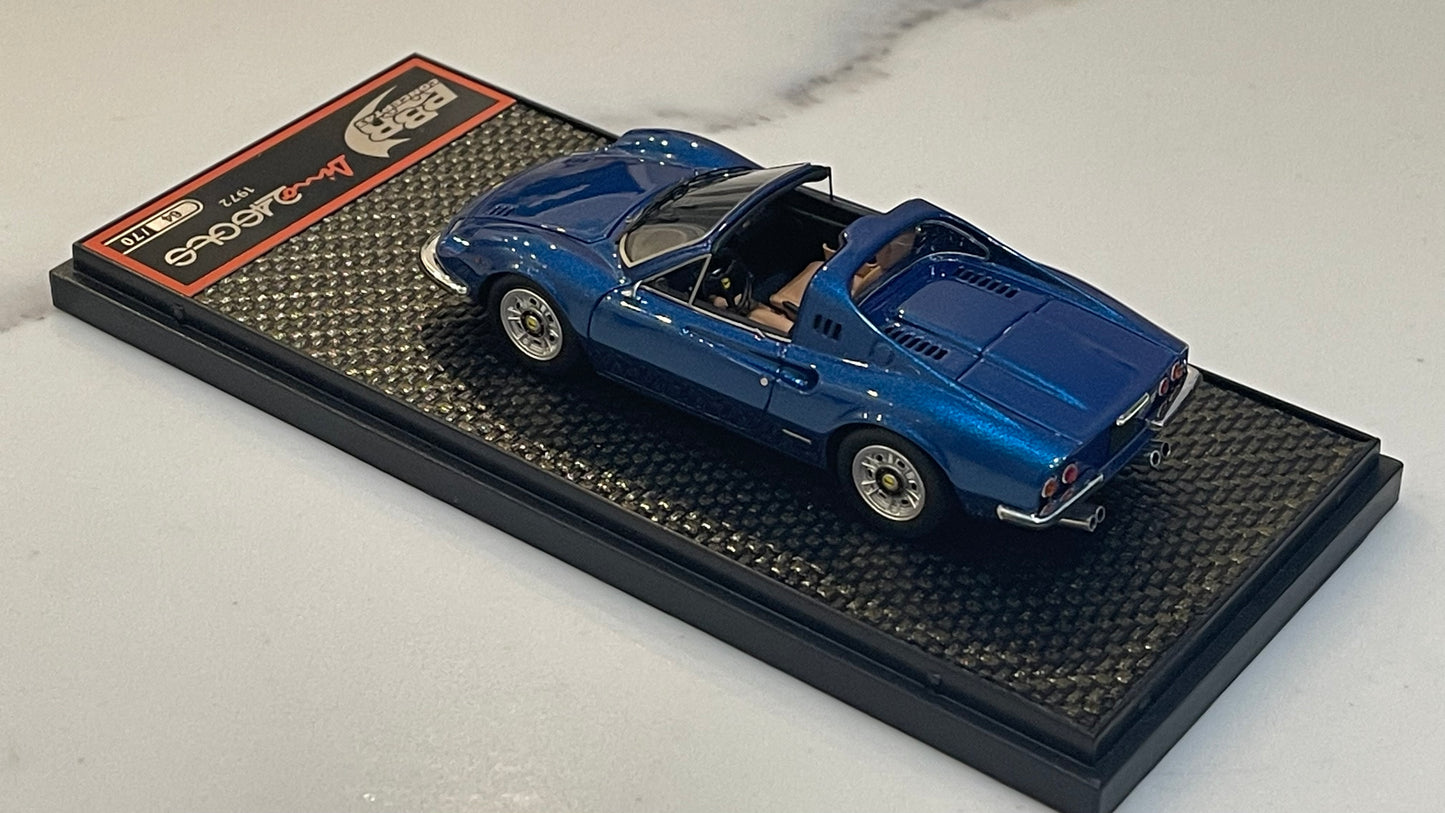 BBR 1/43 Ferrari Dino 246 GTS 1972 Met. Blue BBRC54G