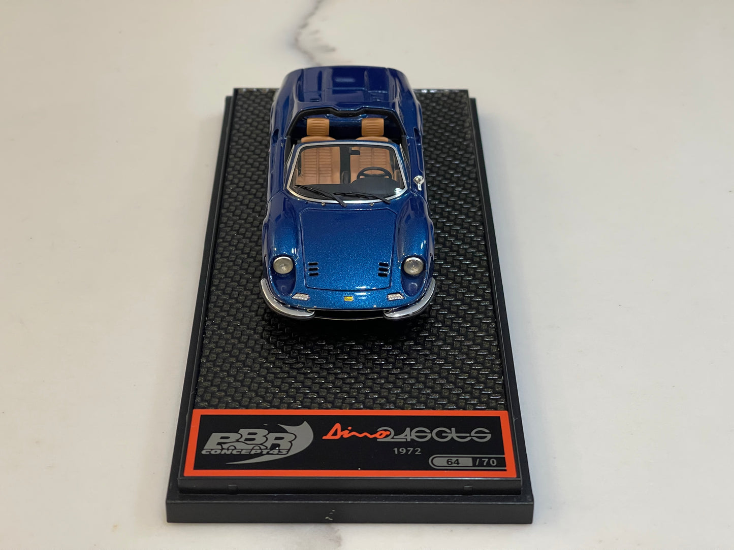 BBR 1/43 Ferrari Dino 246 GTS 1972 Met. Blue BBRC54G