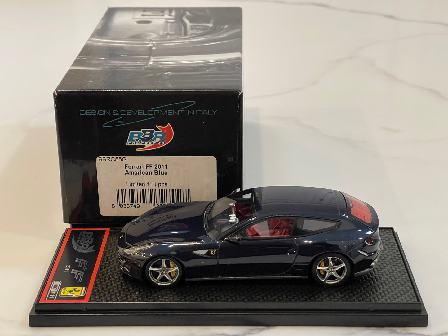 BBR 1/43 Ferrari FF 2011 American Blue BBRC55G