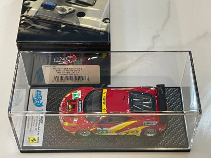 BBR 1/43 Ferrari 458 Italia GT2 24 Hours Le Mans 2011 Red No. 71 BBRC65