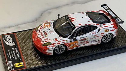 BBR 1/43 Ferrari 430 GT2 24 Hours Le Mans 2011 White No. 83 BBRC67