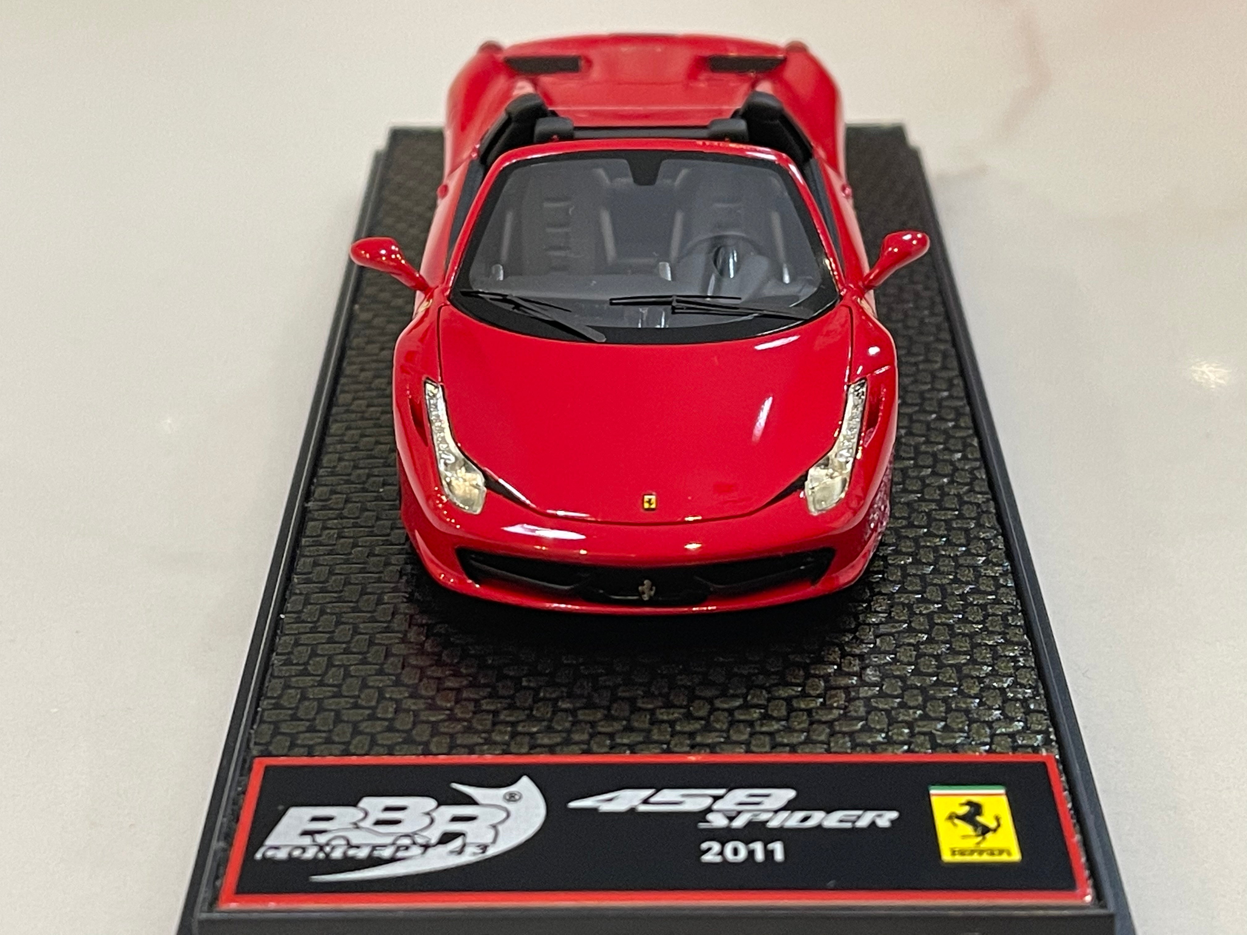 BBR 1/43 Ferrari 458 Italia Spider 2011 Red BBRC70A