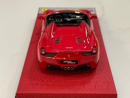 BBR 1/43 Ferrari 458 Italia Spider 2011 Red BBRC70APRE