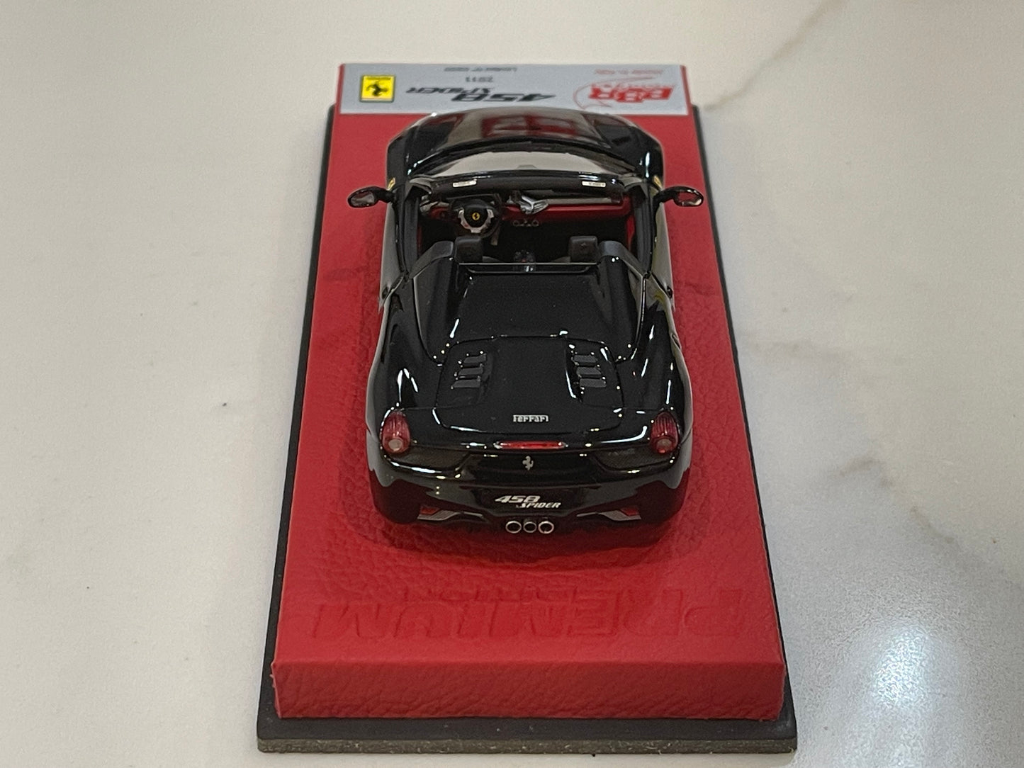 BBR 1/43 Ferrari 458 Italia Spider 2011 Black BBRC70DPRE